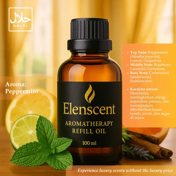 Elenscent Aromatherapy Oils Essential Relaksasi Fokus Tidur Nyenyak Meredakan Flu Sakit Tenggorokan - Image 3