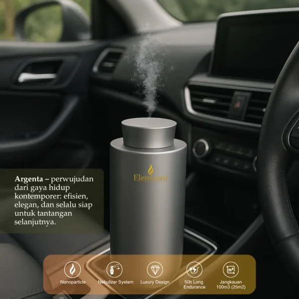 Elenscent Car Scent Diffuser Pro Premium Pengharum Untuk Rumah, Office & Mobil USB - C Recharge - Image 5