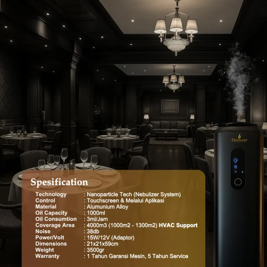 Vendor Pengharum Ruangan Kantor dan Hotel Bintang 5 6 Elenscent Smart Scent Diffuser 4000m3 New 6