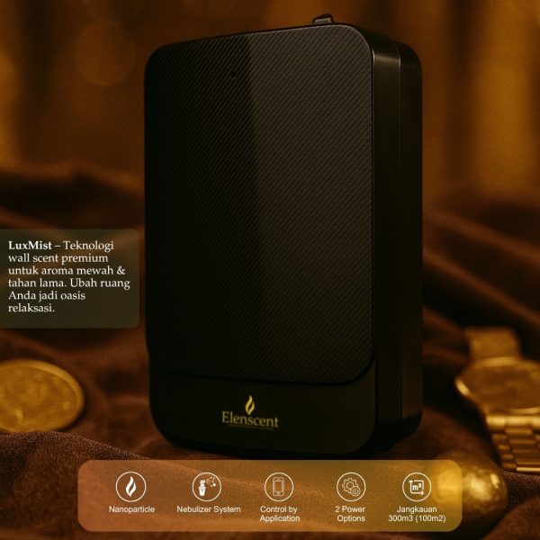 Elenscent Smart Scent Diffuser Coverage 300m3 Nebulizer Pengharum Ruangan Besar Hotel Salon & SPA - Image 4